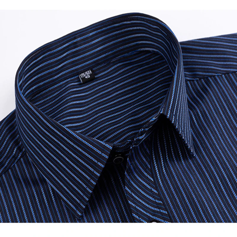 New Men's Long-Sleeved Shirts Middle-Aged And Elderly Fashionable Casual Shirts