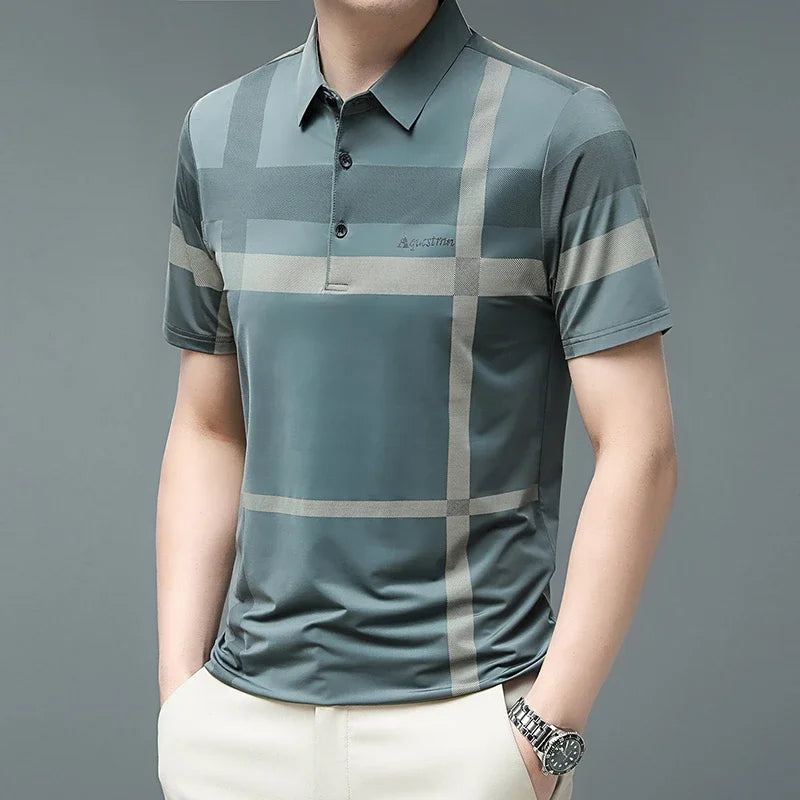 New Men's Business Casual POLO T-Shirt (Pack of 4)