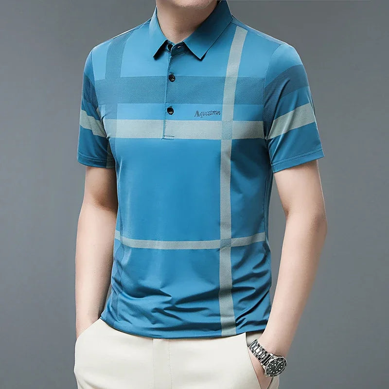 New Men's Business Casual POLO T-Shirt (Pack of 4)
