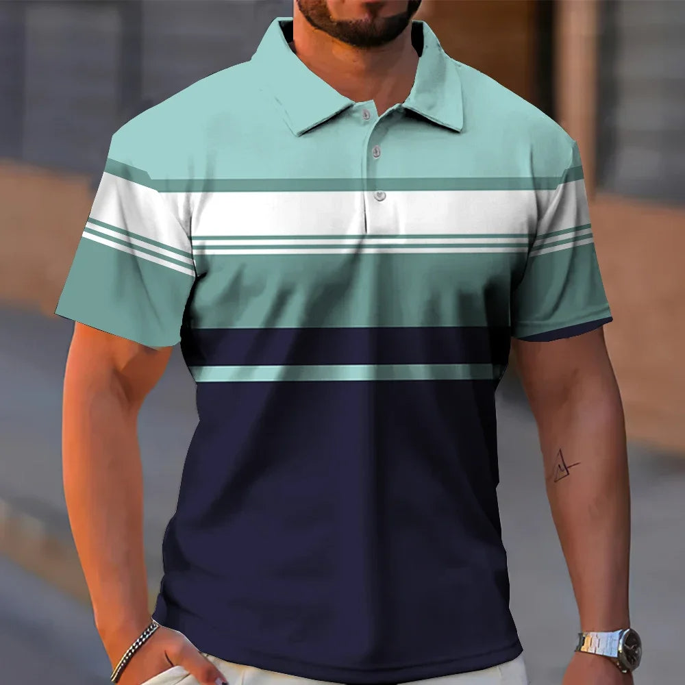Business Casual Golf Men's Polo Shirts (Pack of 4)