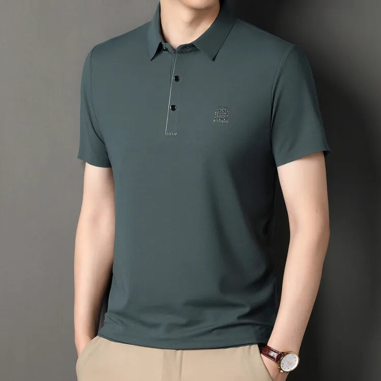 2024 Summer New Seamless Polo T-shirt (Pack of 4)