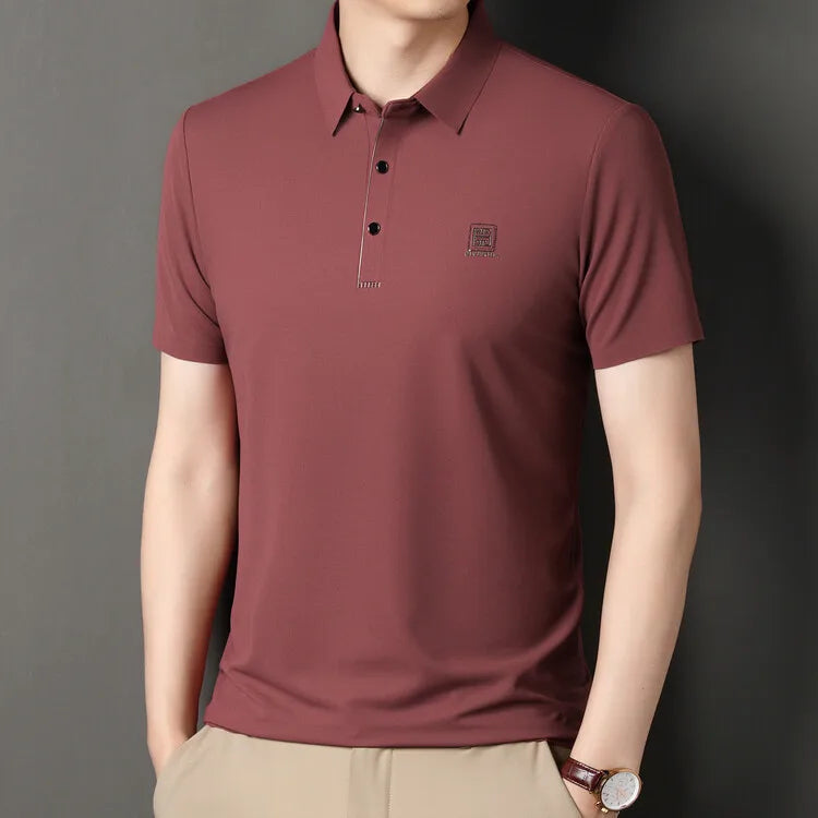 2024 Summer New Seamless Polo T-shirt (Pack of 4)