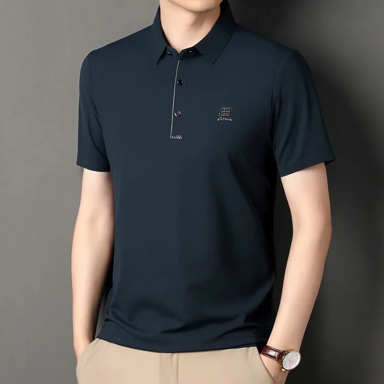 2024 Summer New Seamless Polo T-shirt (Pack of 4)
