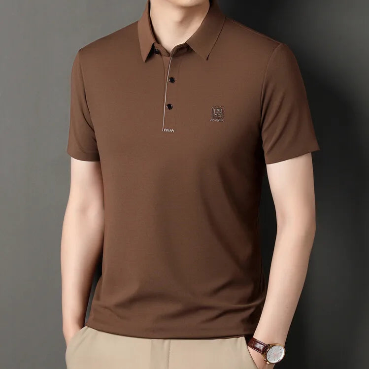 2024 Summer New Seamless Polo T-shirt (Pack of 4)