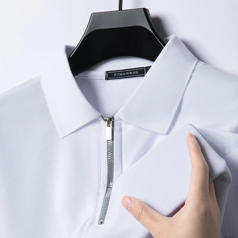 New Men's Solid Color Polo t-Shirt (Pack of 4)