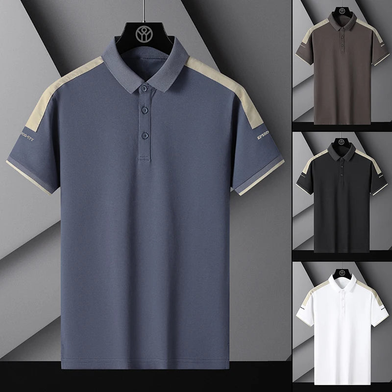 Summer Business Casual polo T-shirts (Pack of 4)