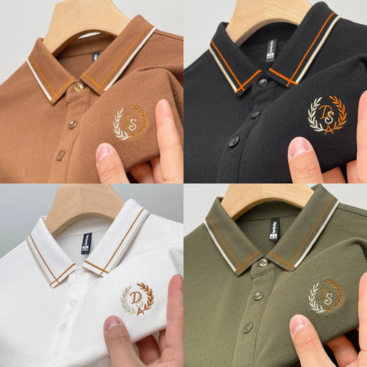 New Summer Fashion Embroidered Men's Polo T- Shirt (Pack of 4)