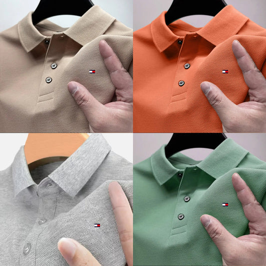 short sleeved brand POLO T-shirt (Pack of 4)